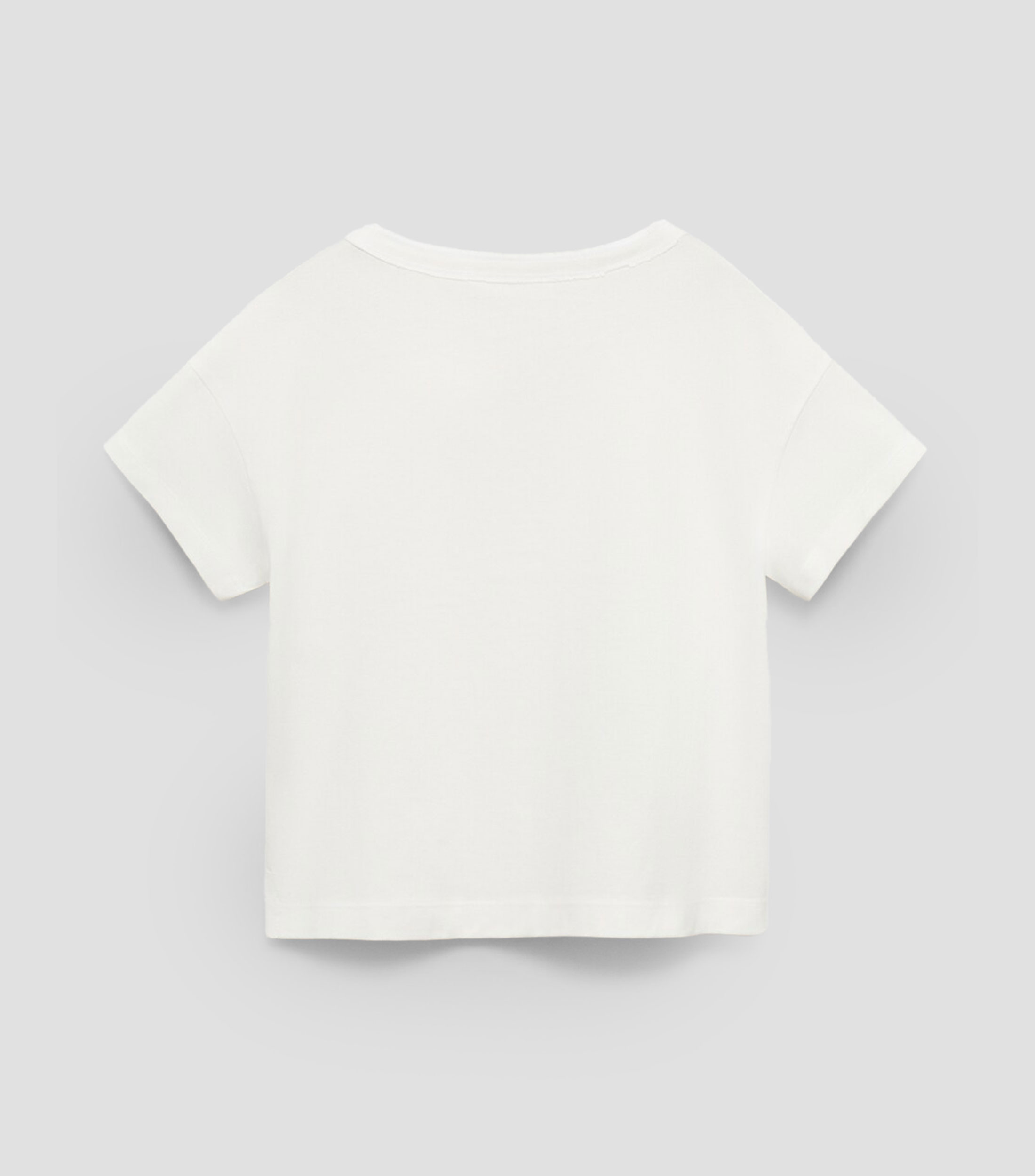 Playera cuello redondo manga corta lisa Niña